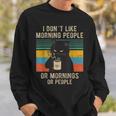 Odio La Gente Del Mattino E La Mattina E La Gente Kaffee Felpa Regalos para él