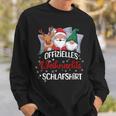 Offizielles Weihnachts Schlaf Lustig Familie Pyjama Sweatshirt Geschenke für Ihn