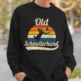 Old Butterhand Retro Beacholleleyball S Sweatshirt Geschenke für Ihn