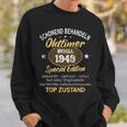 Oldtimer Baujahr 1949 Geborenintage 1949 Birthday Sweatshirt Geschenke für Ihn