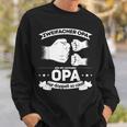 Opa Hoch 2 Grandchildren Grandchildren Grandpa Sweatshirt Geschenke für Ihn