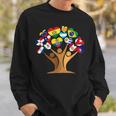 Hispanic Heritage Month Spanish-Speaking Countries Flags Sweatshirt Gifts for Him