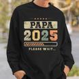 Papa 2025 Futuro Papá Futuro Padre Camisa de entrenamiento Regalos para él