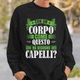 Papa Con Un Corpo Come Questo Chi Ha Bisogno Dei Capelli Felpa Regalos para él
