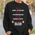 Part-Time Warm Up Partner Tempo Pieno Baseball Papà Felpa Regalos para él