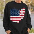 Patriotic American Flag Ohio State 4Th Of July Sweatshirt Gifts for Him