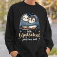 Penguin Official Sleep Ich Watschel Jetzt Ins Bett Sweatshirt Geschenke für Ihn