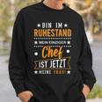 Pensionär Rente Bin Im Ruhestand 2023 2024 Pensioner Sweatshirt Geschenke für Ihn