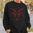 Pentagramma Testa Di Capra Baphomet Satanica Stregoneria Felpa Regalos para él