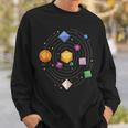 Pianeti Del Sistema Solare Gioco Di Ruolo Con I Dadi Dello Felpa Regalos para él