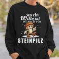 Pilzsammler Pilzsaison Pilze Sammeln Lustiges Steinpilz Sweatshirt Geschenke für Ihn