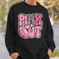 Pink Out Football Team Breast Cancer Awareness Month Sweatshirt Gifts for Him