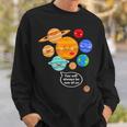 Pluto Planet Cartoon Planets Never Forget Pluto S Sweatshirt Geschenke für Ihn