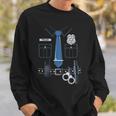 Police Costume Uniform Badge Officer Sheriff Police Sweatshirt Gifts for Him