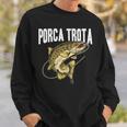 Porca Trota Regalo Divertente Pesca Festa Del Papa Pescatore Felpa Regalos para él