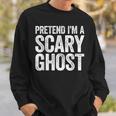 Pretend I'm A Scary Ghost Abbinata Camicia Costume Felpa Regalos para él
