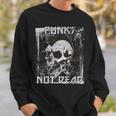 Punk Not Dead Rockero Punk Rock Camisa de entrenamiento Regalos para él