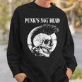 Punk's Not Dead Punker Punk Rock Concerto Teschio Regalo Felpa Regalos para él