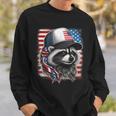 Redneck Raccoon Mullet White Trash Party Attire 4Th July Sweatshirt Gifts for Him