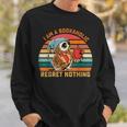Regalo Para Amantes De Libros Con Texto En Inglés I Am A Bookaholic And I Arrepient Camisa de entrenamiento Regalos para él