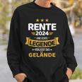 Rente 2024 Real Legend Leaves Terrain Pensioner Sweatshirt Geschenke für Ihn