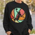 Retro Basketball Player Dunk Silhouette Sweatshirt Geschenke für Ihn