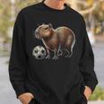Retro Capybara Soccer Sweatshirt Gifts for Him