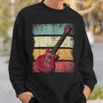 Retro Guitar Sweatshirt Geschenke für Ihn