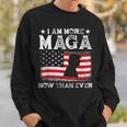 Retro I Am More Maga Now Than Ever Sweatshirt Gifts for Him