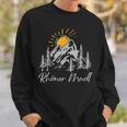 Rhöner Madl Region Mountains Sweatshirt Geschenke für Ihn