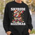 Rizz Christmas Santa Xmas Gen Alpha Skibidi Rizzmas Sweatshirt Gifts for Him
