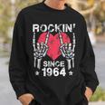 Rockin Desde 1964 Rock & Roll Cumpleaños Retro Rock And Roll Camisa de entrenamiento Regalos para él