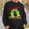 Rolling Up Some Christmas Spirit Xmas Santa Pajamas Holiday Sweatshirt Gifts for Him
