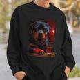 Rottweiler In Pub I Drinking Dog I Dog Bar Rottweiler Sweatshirt Geschenke für Ihn