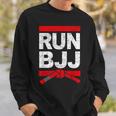 Run Bjj Brazilian Jiu-Jitsu Bjj Belt Sweatshirt Geschenke für Ihn