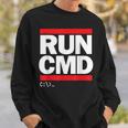 Run Cmd Divertente Programmatore Felpa Regalos para él