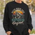 Rute Raus Der Spass Beginnt Fishingintage Angler Sweatshirt Geschenke für Ihn