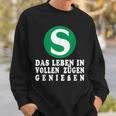 S-Bahn Das Leben Inoll Zügen German Sweatshirt Geschenke für Ihn