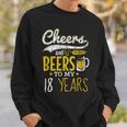 Saluti E Birre Ai Miei 18 Anni Birra Amante Compleanno Abbigliamento Felpa Regalos para él