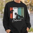 Santa Cruz Ca Retro Palm Tree Sweatshirt Geschenke für Ihn