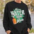 Save Water Drink Rum Sweatshirt Geschenke für Ihn