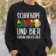 Schafkopf Und Bier Darum Bin Ich Hier Schafkopf Und Bier Darum Sweatshirt Geschenke für Ihn