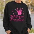 Schlagerprinzessin Schlager Prinzessin Schlagermusik Sweatshirt Geschenke für Ihn