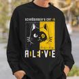 Schrödingers Cat Condition Quantum Mechanics Physicist Sweatshirt Geschenke für Ihn