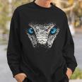 Serpiente Animal Motivo Ojos Azules Arte Serpiente Camisa de entrenamiento Regalos para él