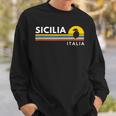 Sicilia Italia Italy Lemon Souvenirsintage Retro Sweatshirt Geschenke für Ihn