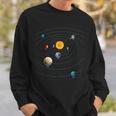 Sistema Solare Pianeti Spazio Universo Scienza Astronomia Felpa Regalos para él