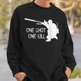 Sniper One Shot One Kill Colore Felpa Regalos para él