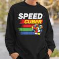 Speed Cuber Puzzle Cube Cubing Felpa Regalos para él