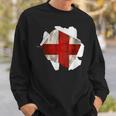 St George's Flag England Flag St Georges Day English & Proud Sweatshirt Gifts for Him
